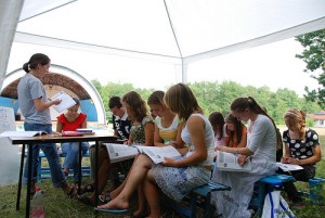 Predarea englezei în tabără